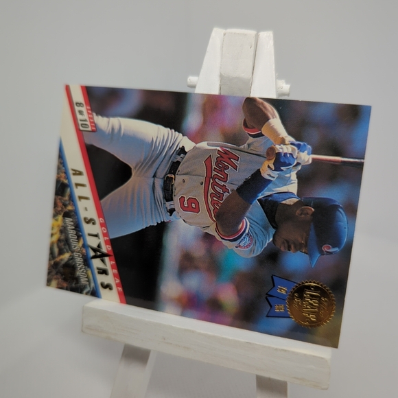 3/$15. 1993 Leaf Ken Griffey Jr./Marquis Grissom Gold Leaf All-Stars #8 NM - Picture 6 of 11